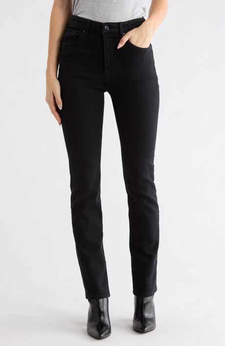 FRAME The Pencil Crop High Waist Slim Straight Leg Jeans