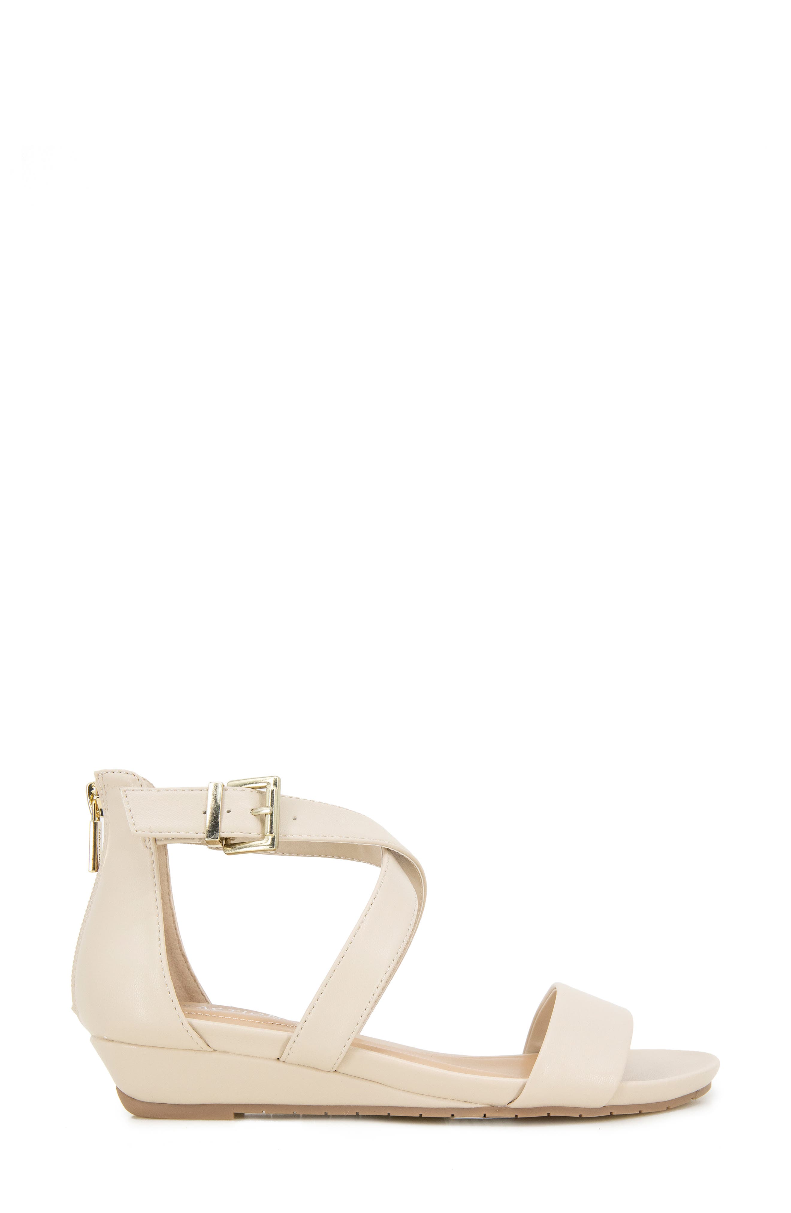 Kenneth Cole Reaction Great Cross Wedge Sandal, Alternate, color, 