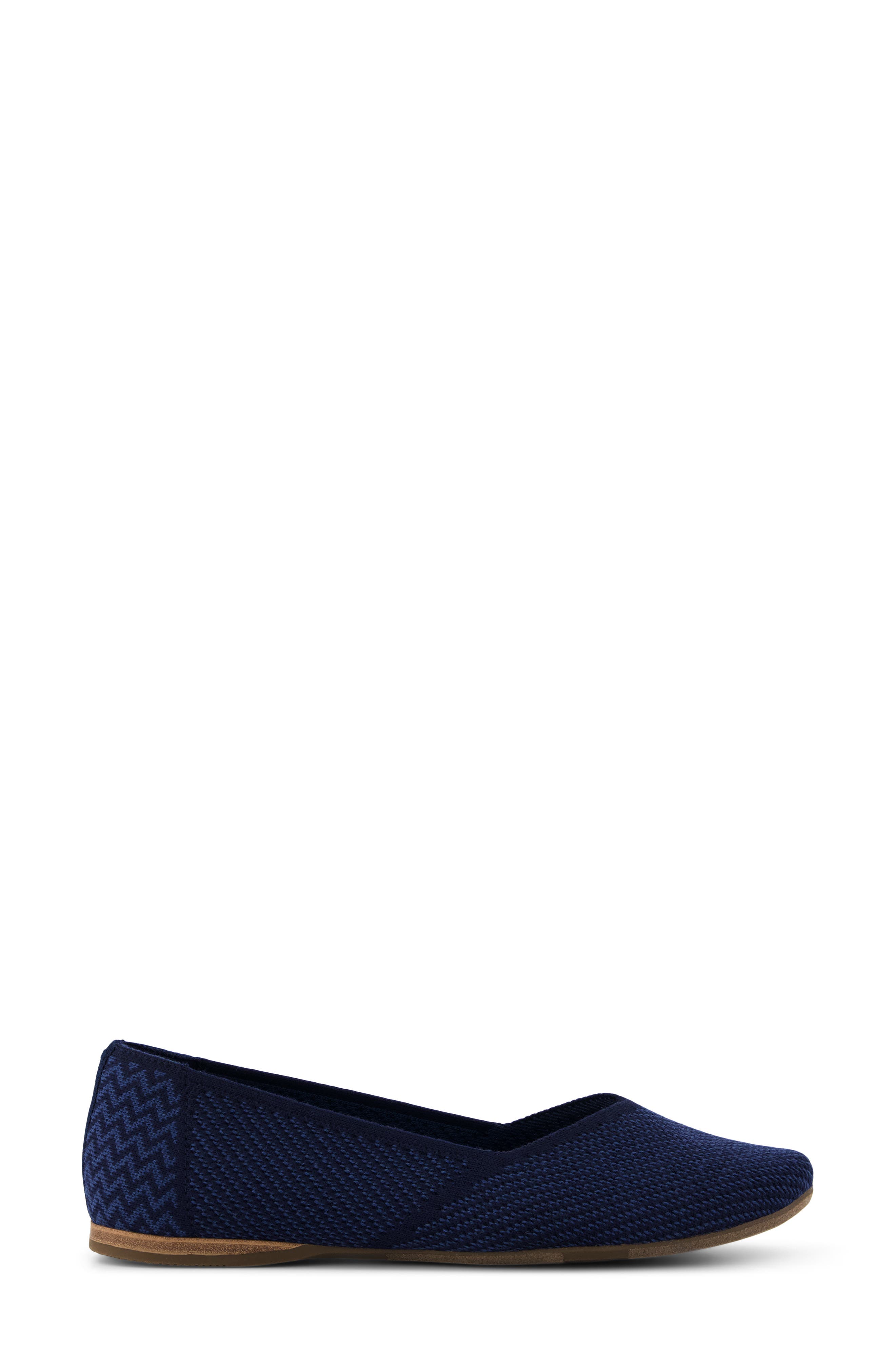 Gemma Ballet Flat, Alternate, color, NAVY