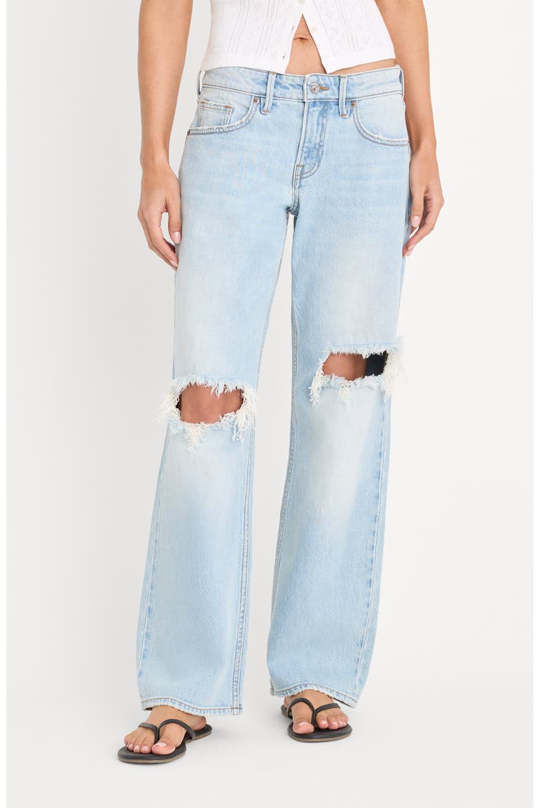 Ripped Low Loose Jeans, Alternate, color, INDIGO1249