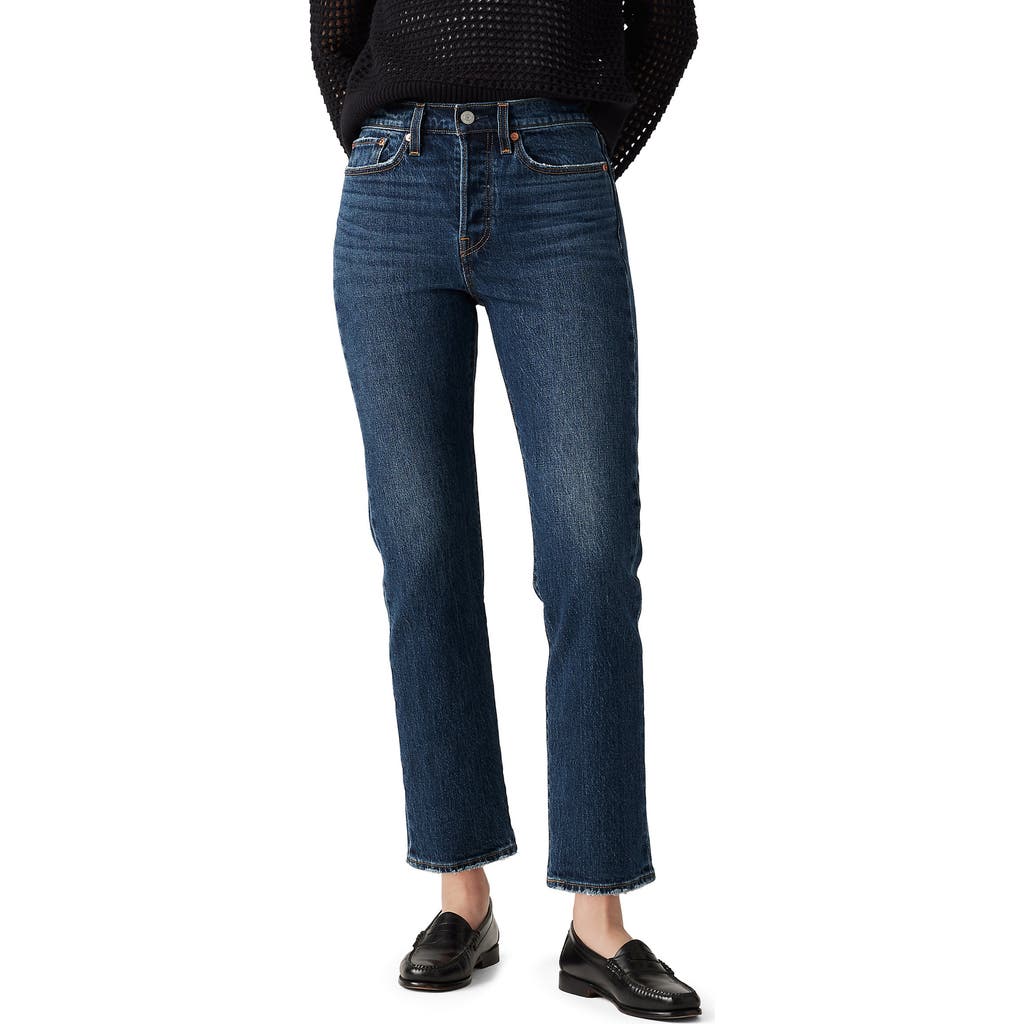 Levi's® Wedgie High Waist Crop Straight Leg Jeans