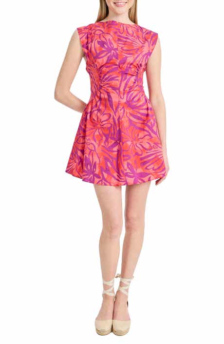 Donna Morgan Mini Fit & Flare Dress