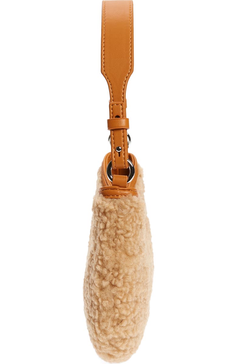 Simon Miller Mini Sasi Faux Shearling Shoulder Bag, Alternate, color,