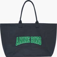 ANINE BING Leo Canvas Tote