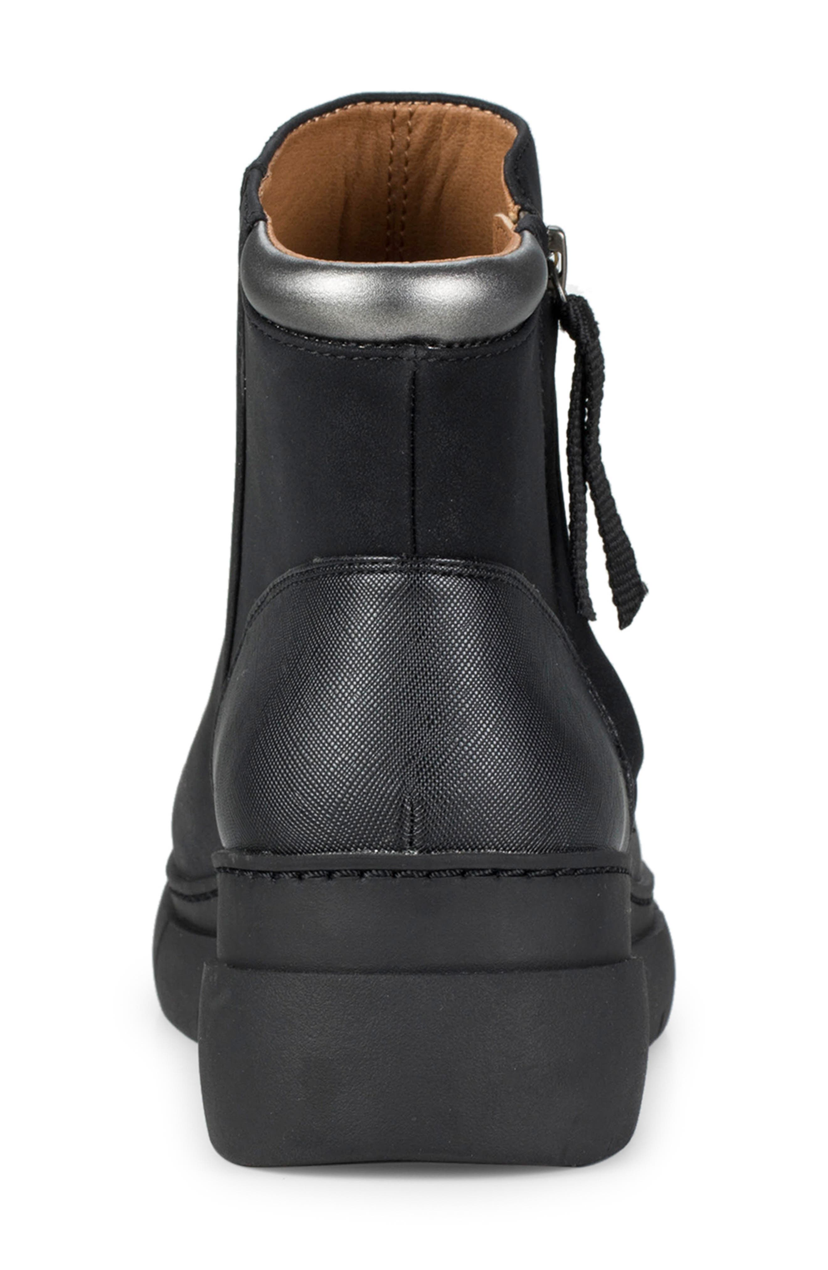 Lakelyn Wedge Bootie, Alternate, color, BLACK