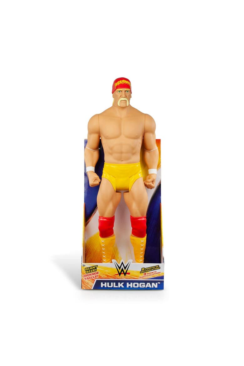 WWE Hulk Hogan Action Figure | Giant Sized Wrestler Great for Kids | 31" Tall, Alternate, color, Multi-Color