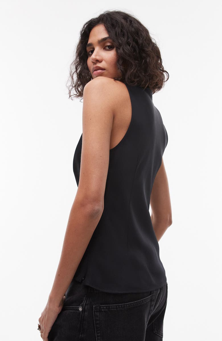 Topshop Twist Strap Sleeveless Top, Alternate, color,
