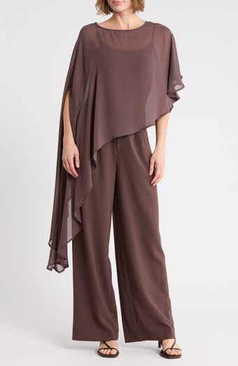 Asymmetric Sheer Poncho Top
