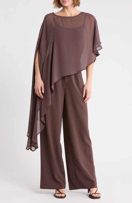 Asymmetric Sheer Poncho Top