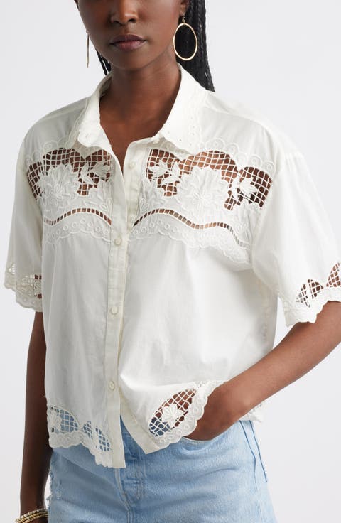 Women's Ivory Blouses | Nordstrom