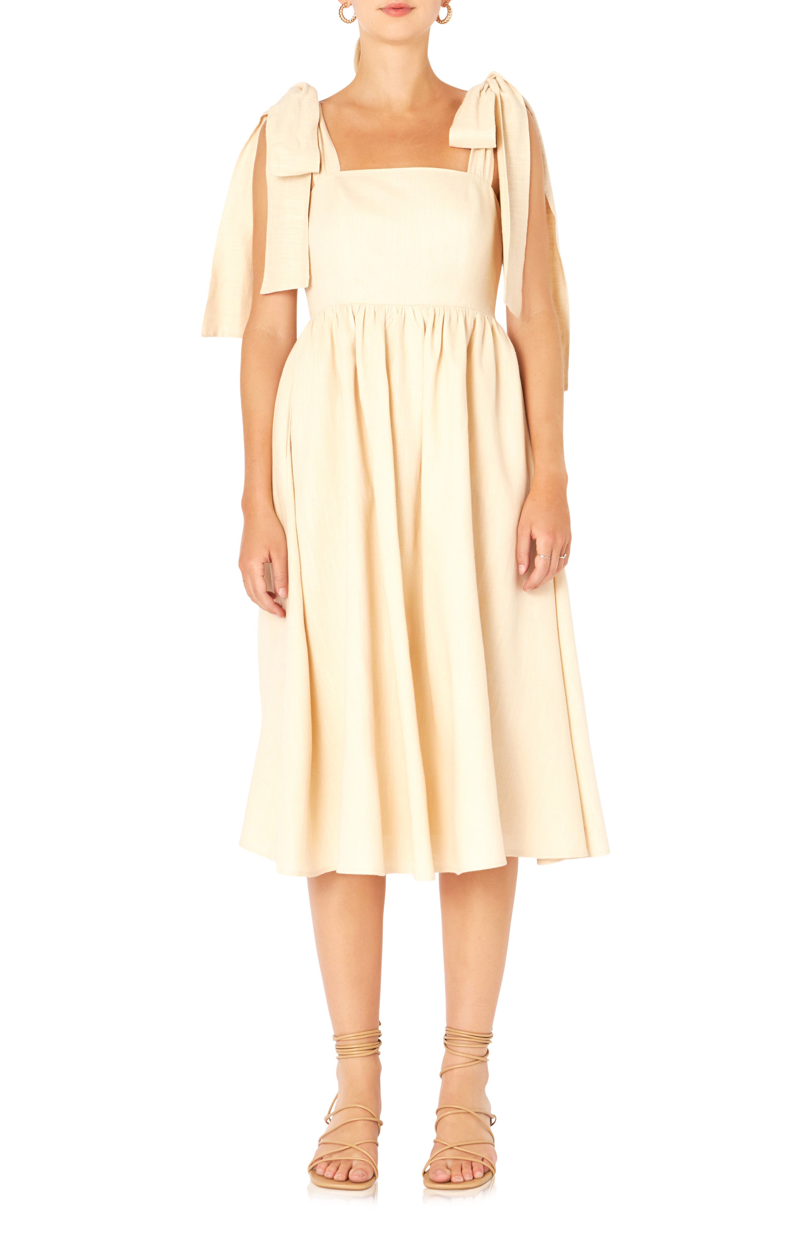 Endless Rose Bow Tie Strap Sundress