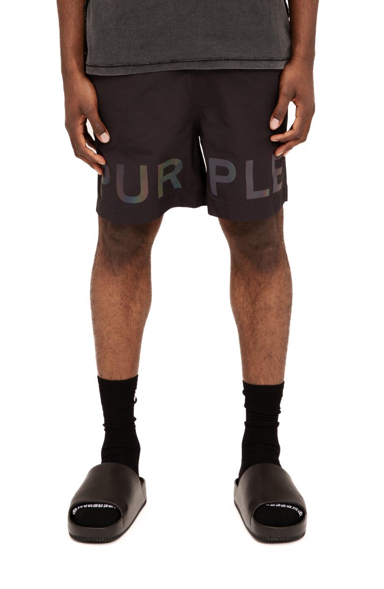 PURPLE BRAND All Around Performance Shorts, Main, color, Black