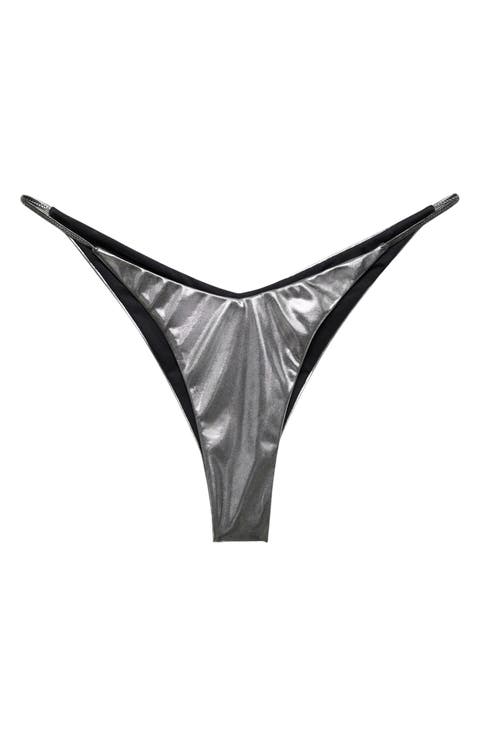 Metallic Bikini Bottoms