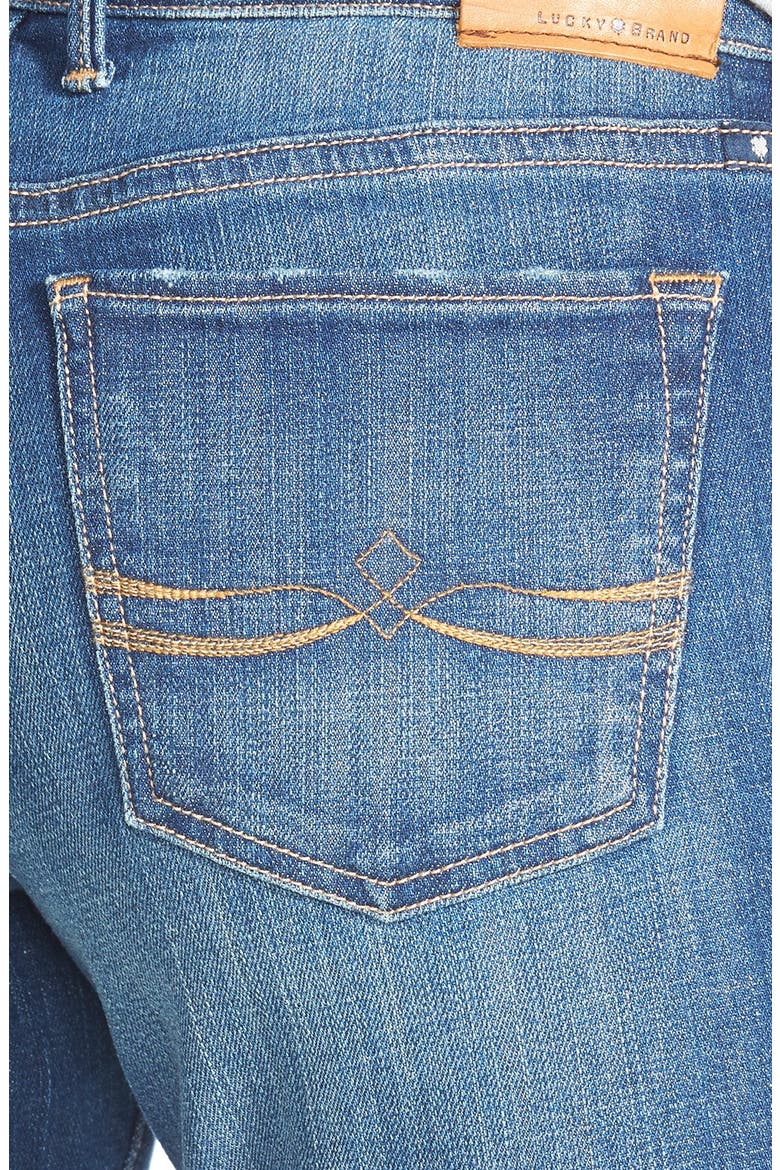 Sweet Straight Leg Jeans, Alternate, color, TANZANITE