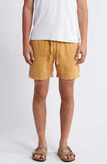 Faherty Essential Linen Shorts