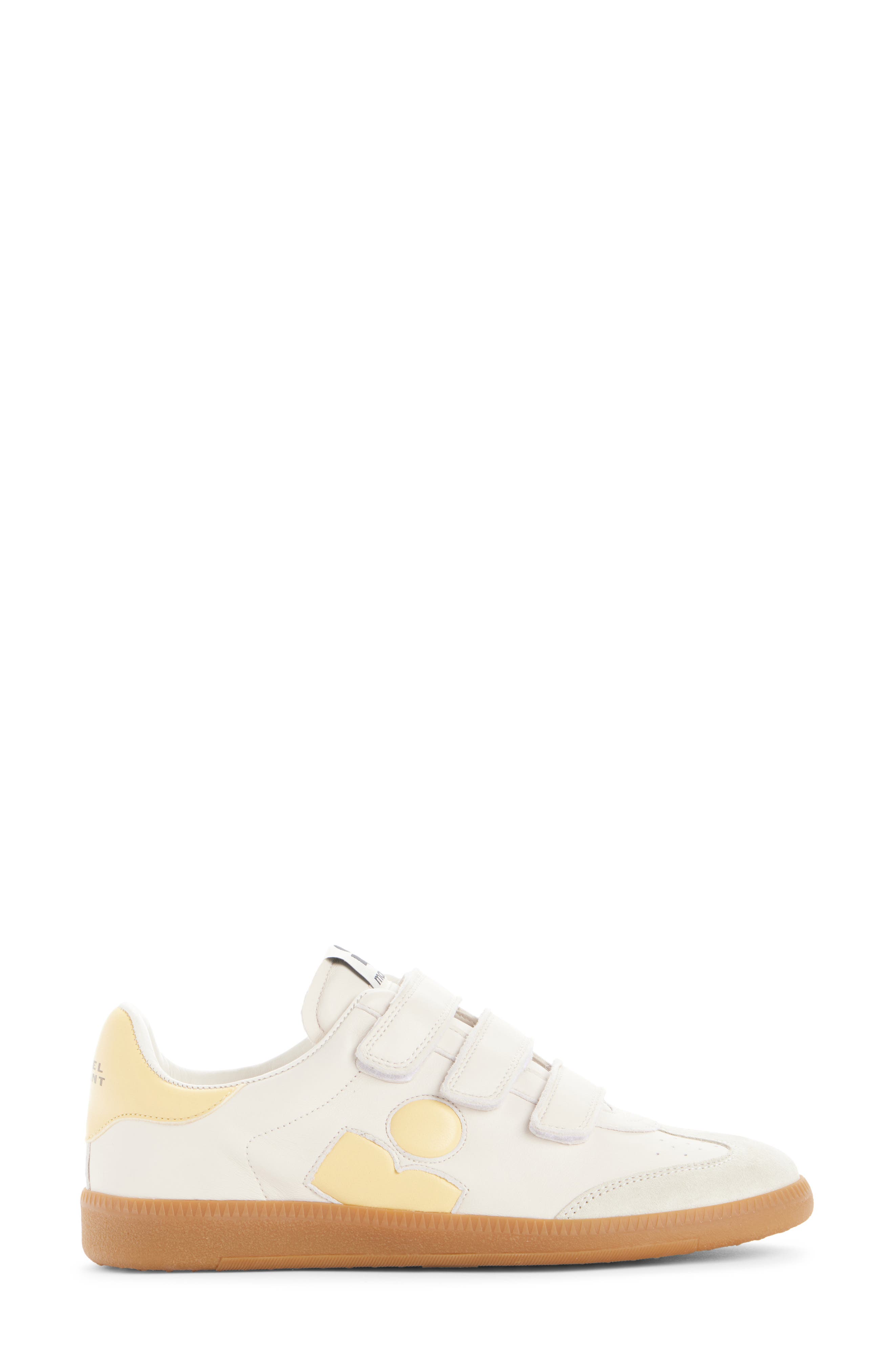 Isabel Marant Beth Low Top Sneaker, Alternate, color, Chalk/ Butter
