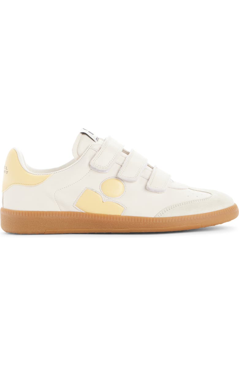Isabel Marant Beth Low Top Sneaker, Alternate, color, Chalk/ Butter
