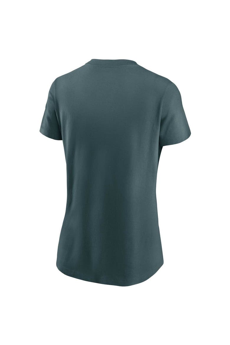 Women's Nike Midnight Green Philadelphia Eagles Logo Essential T-Shirt, Alternate, color, GREEN