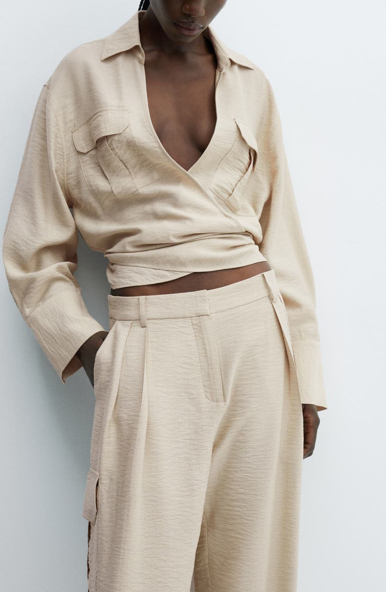 MANGO Utah Cargo Trousers, Alternate, color, 