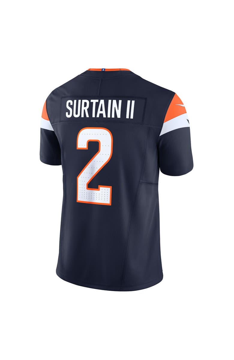 Nike Men's Nike Patrick Surtain II Navy Denver Broncos Mile High Collection Vapor F.U.S.E. Limited Jersey, Alternate, color, Navy