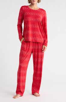 Pillow Talk Matching Family Print Long Pajamas
