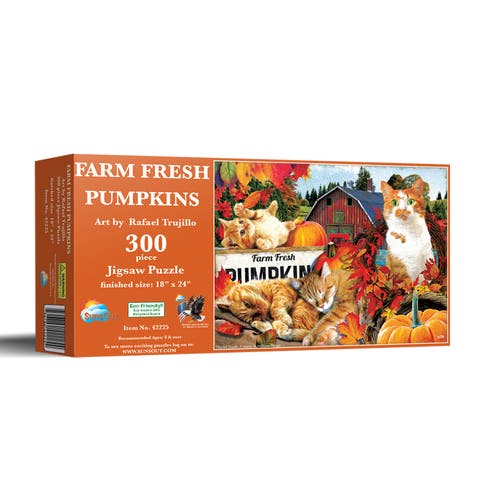 Farm Fresh Pumpkins 300 piece Jigsaw Puzzle for Adults