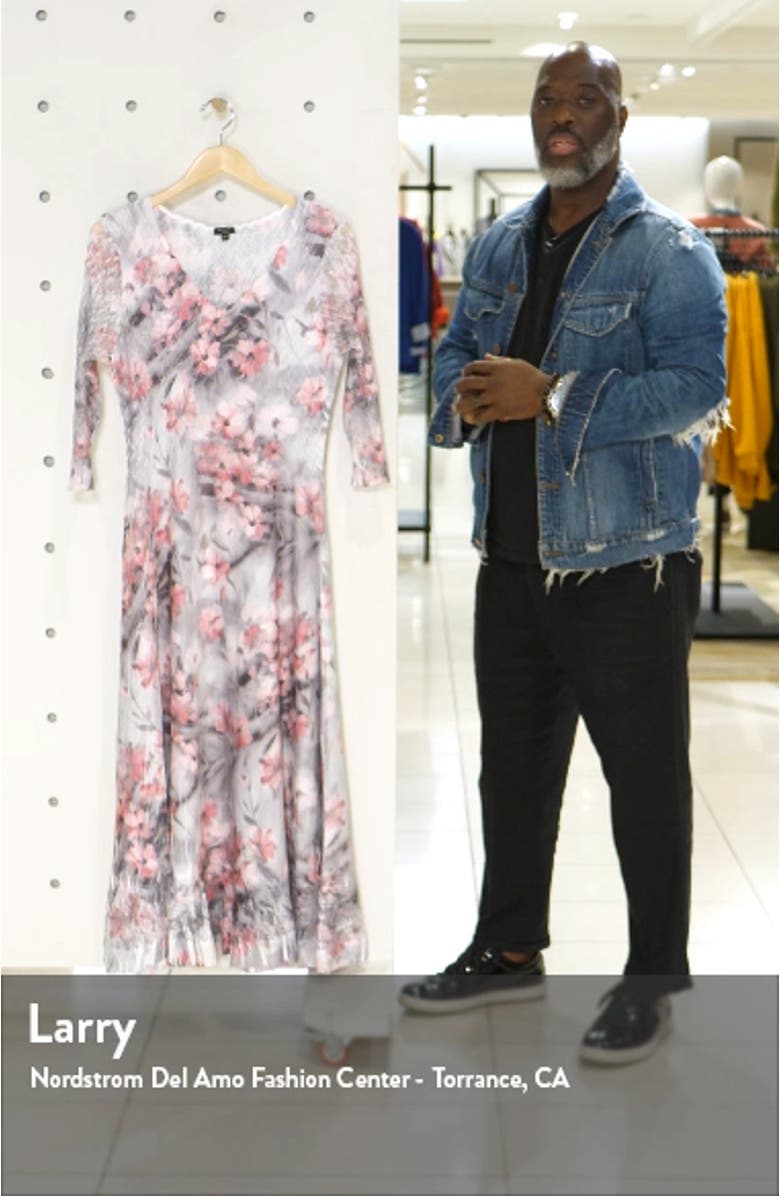 Charmeuse & Chiffon A-Line Dress, sales video thumbnail