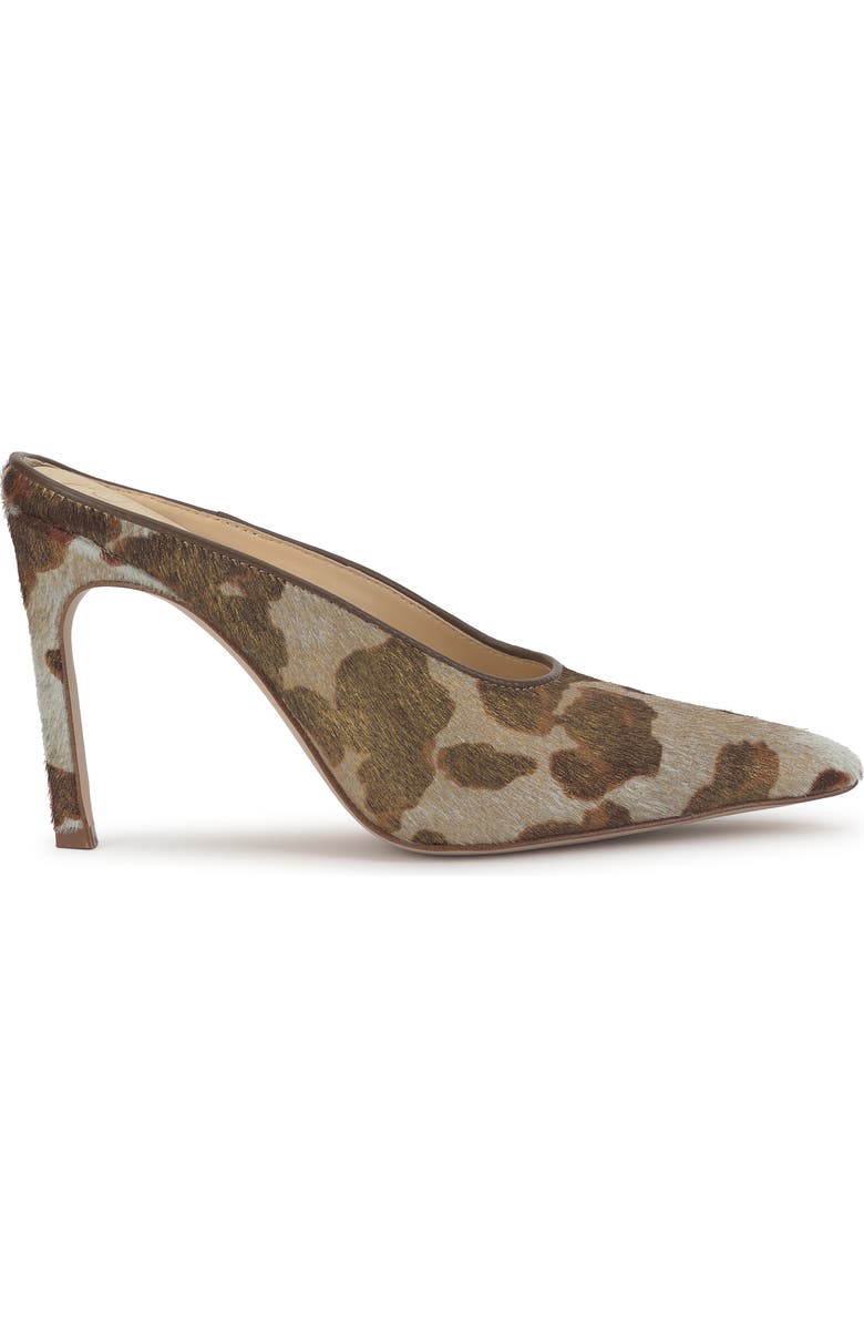 Jessica Simpson Wilix Genuine Calf Hair Pointed Toe Mule, Alternate, color, Beige/ Gold