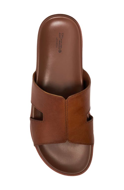 Dune London Insight Slide Sandal In Tan