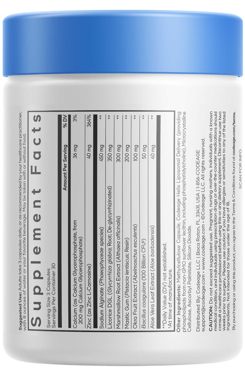 Codeage Acid Defense+, Alternate, color, White