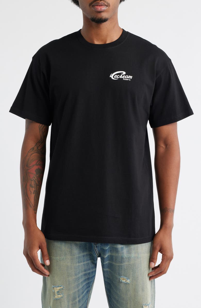 ICECREAM Classic Graphic T-Shirt, Main, color, Black