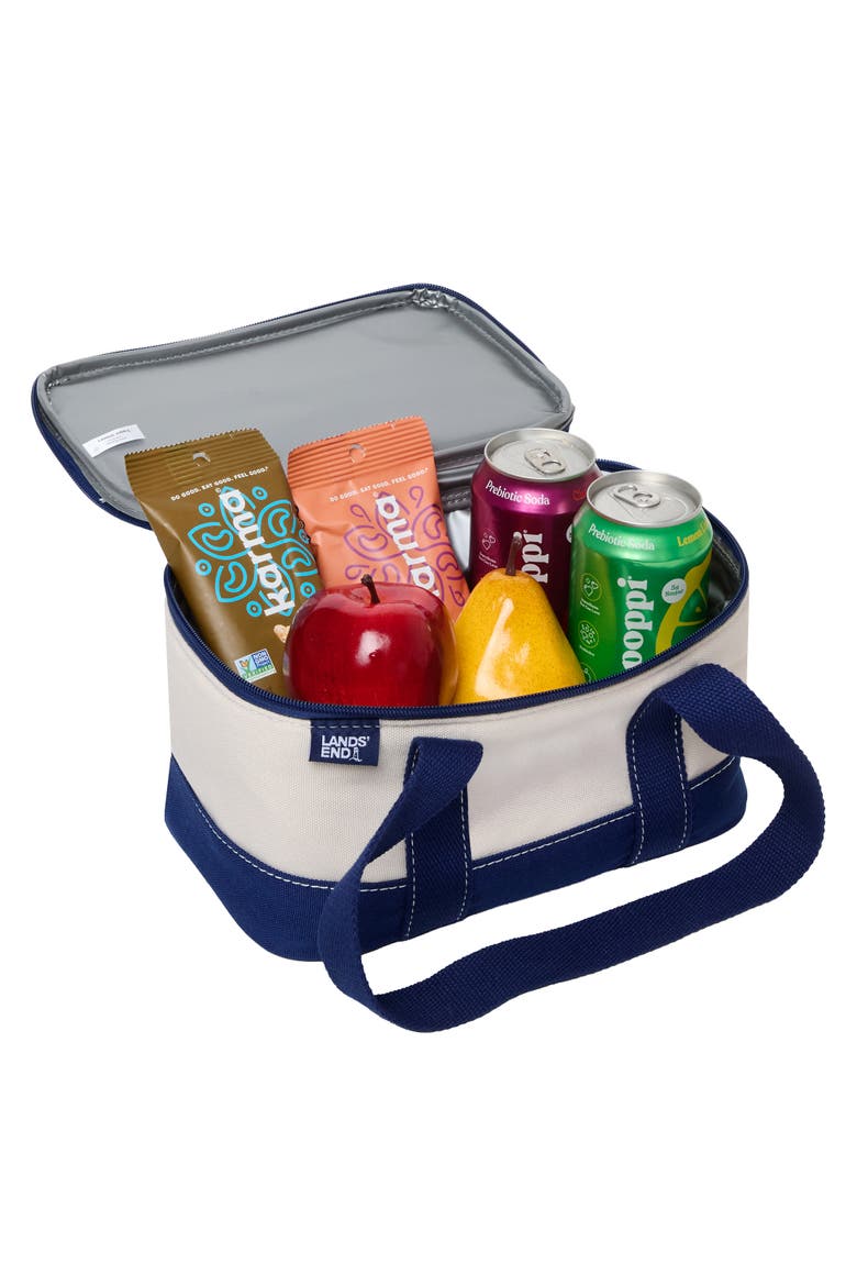 Rectangular Small Cooler Bag Insulated 1.5 Gal, Alternate, color, Navy