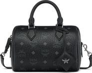 MCM Small Ella Boston Bag in Visetos