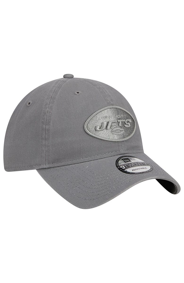 New Era Men's New Era Gray New York Jets Color Pack 9TWENTY Adjustable Hat, Alternate, color, Gray