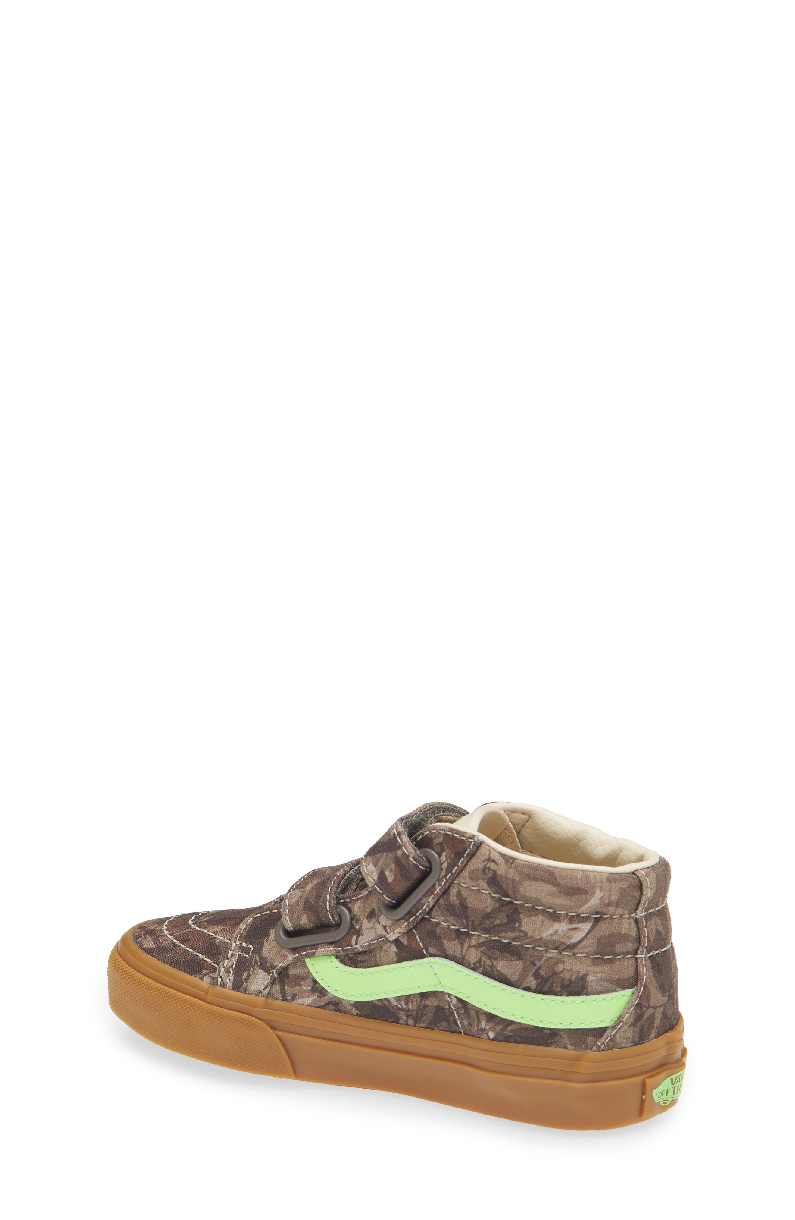 Vans Kids' SK8-Mid Reissue V Sneaker, Alternate, color, Camo Green Gecko