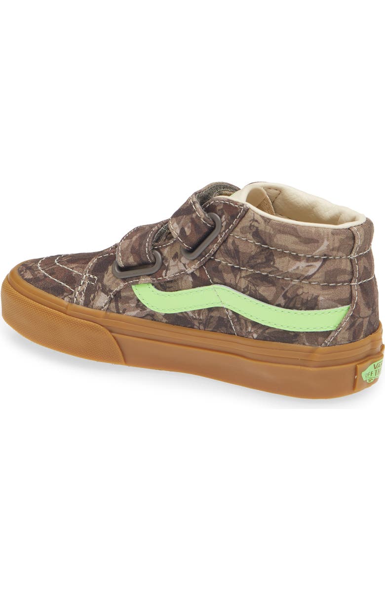 Vans Kids' SK8-Mid Reissue V Sneaker, Alternate, color, Camo Green Gecko