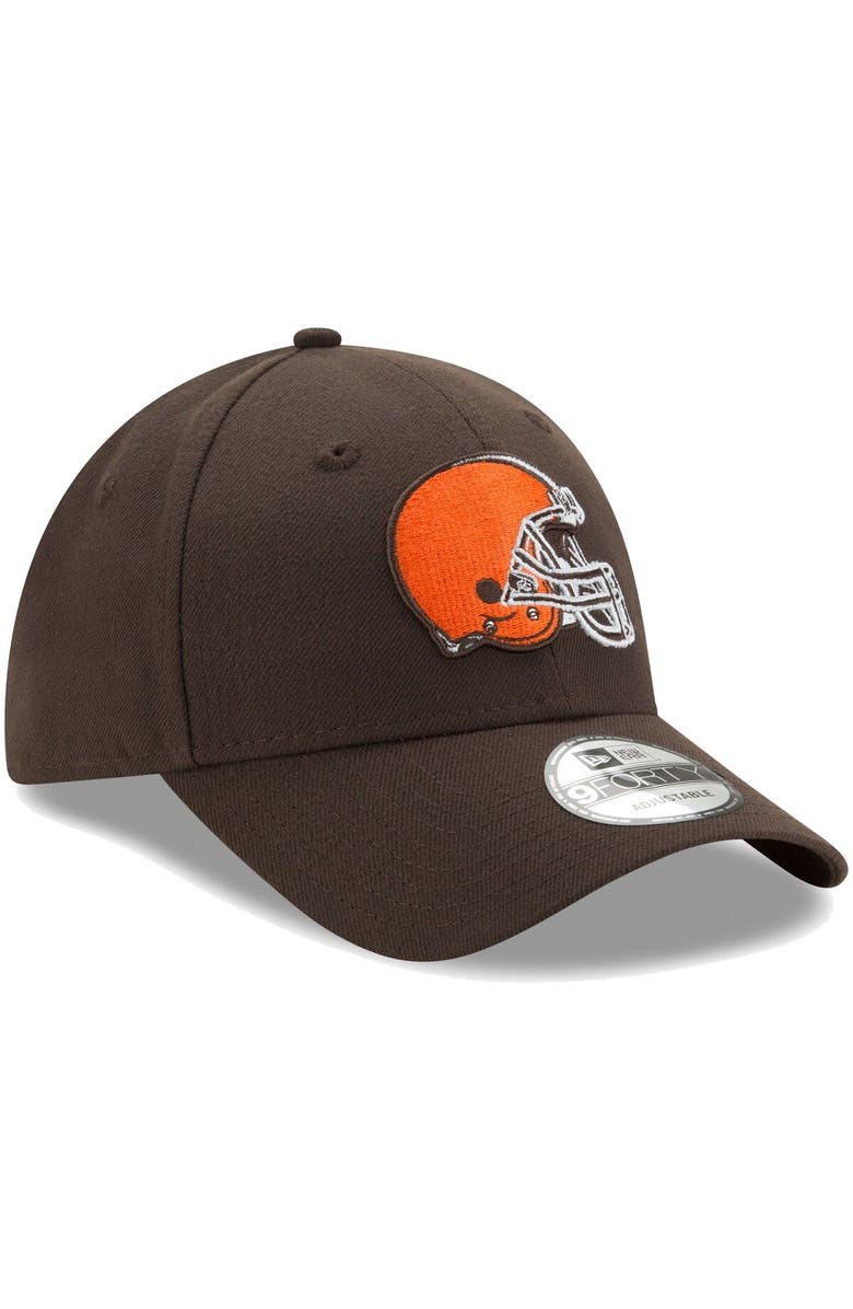 New Era Men's New Era Brown Cleveland Browns The League 2.0 9FORTY Adjustable Hat, Alternate, color,