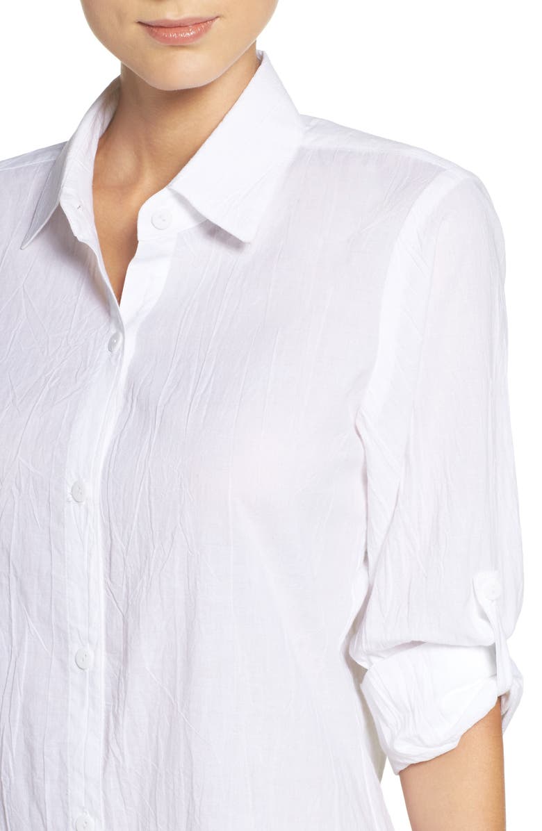 Tommy Bahama Boyfriend Shirt Cover-Up, Alternate, color, 