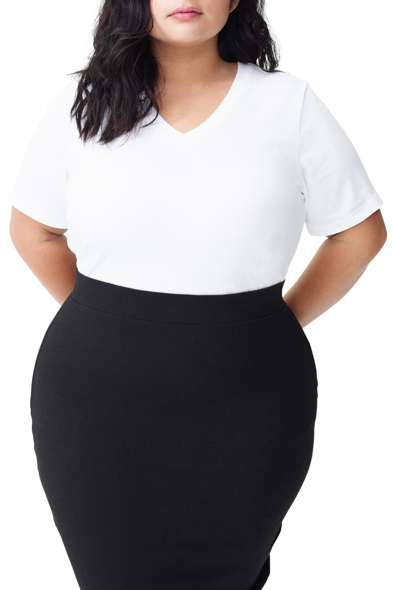 V Rex Tee, Main, color, WHITE