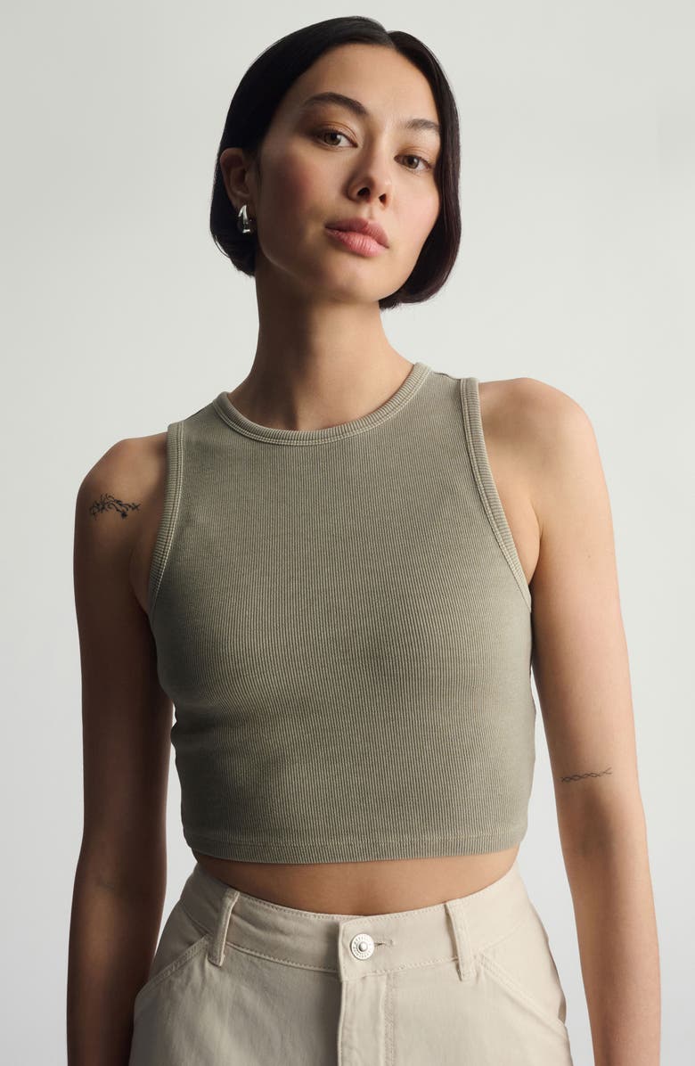 Brooklyn Industries Twig Rib Crop Tank, Alternate, color, 