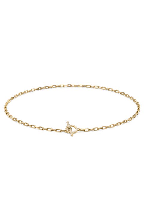 DY Madison® Pavé Toggle Chain Necklace