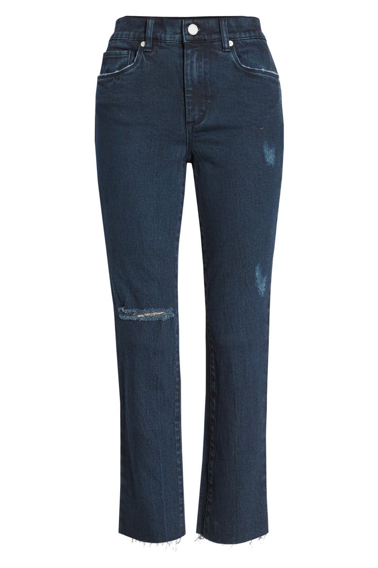 The Madison Ripped Straight Leg Jeans, Alternate, color, ON A ROLL