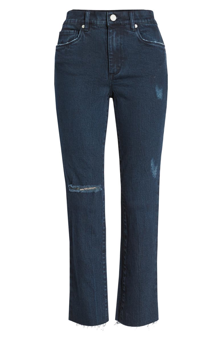 BLANKNYC The Madison Ripped Straight Leg Jeans, Alternate, color, 