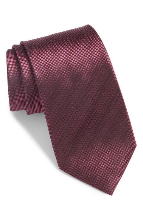 Tonal Stripe Silk Tie