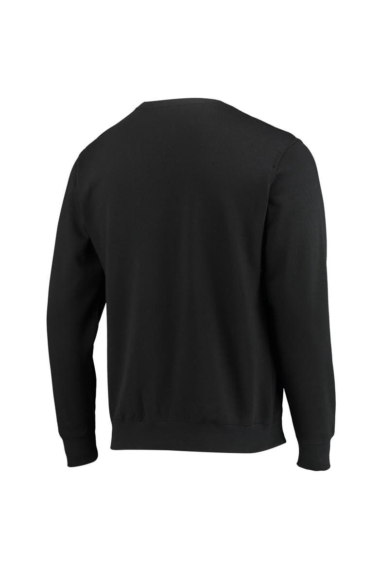 Men's Colosseum Black Ohio State Buckeyes Team Arch & Logo Tackle Twill Pullover Sweatshirt, Alternate, color, Black