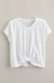 Zella Girl Kids' Tie It Short Sleeve Top