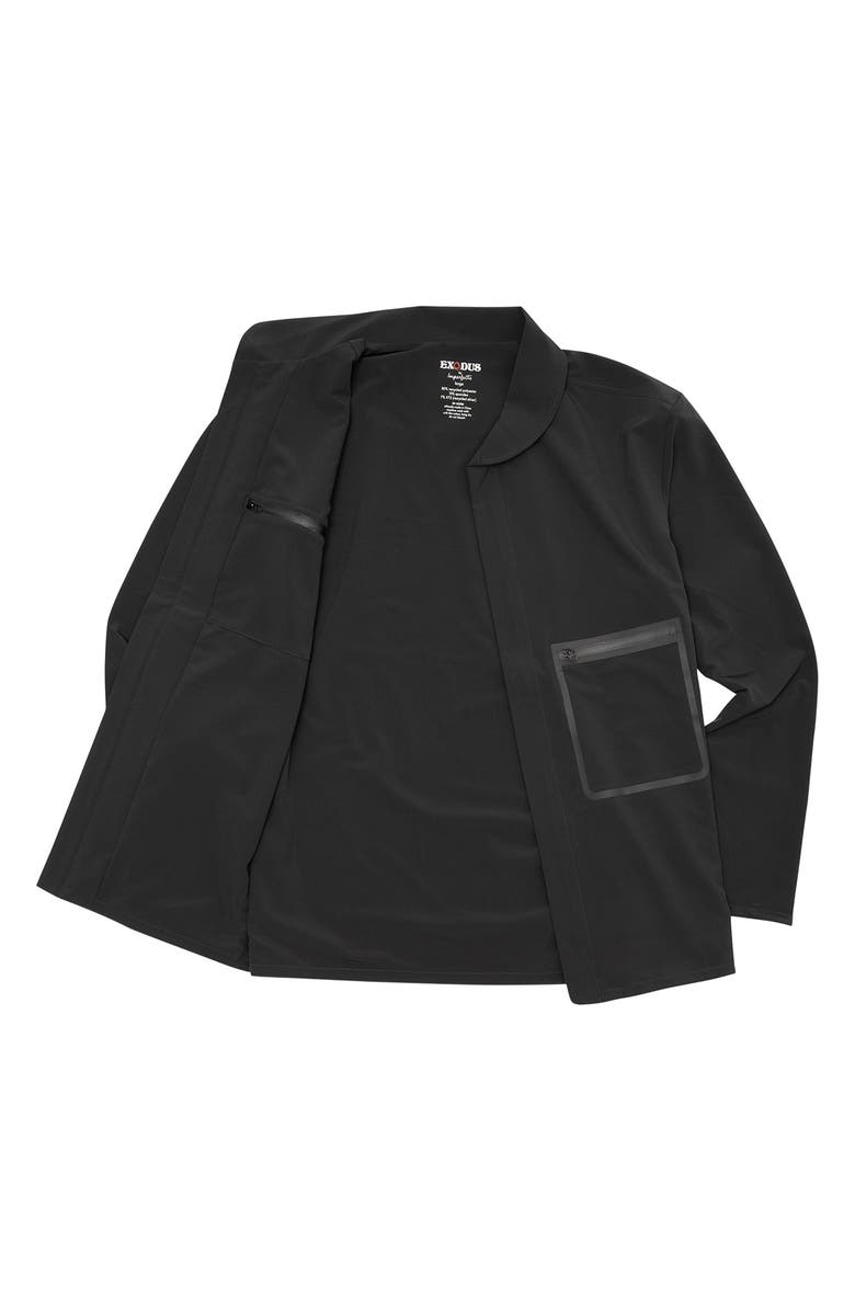 Imperfects Exodus Shepherds Zip-Up Shirt, Alternate, color, Obsidian