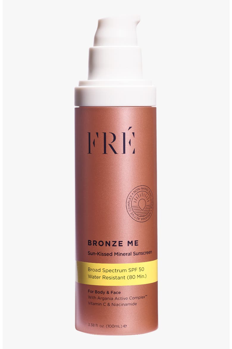 BRONZE ME Sun-Kissed Mineral Sunscreen SPF 50, Main, color, Bronze