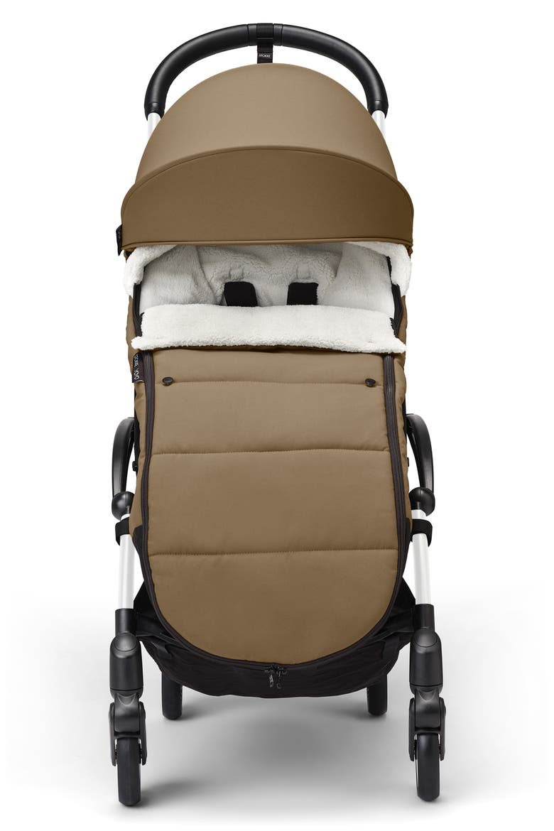 YOYO Water Repellent Footmuff, Alternate, color, TOFFEE