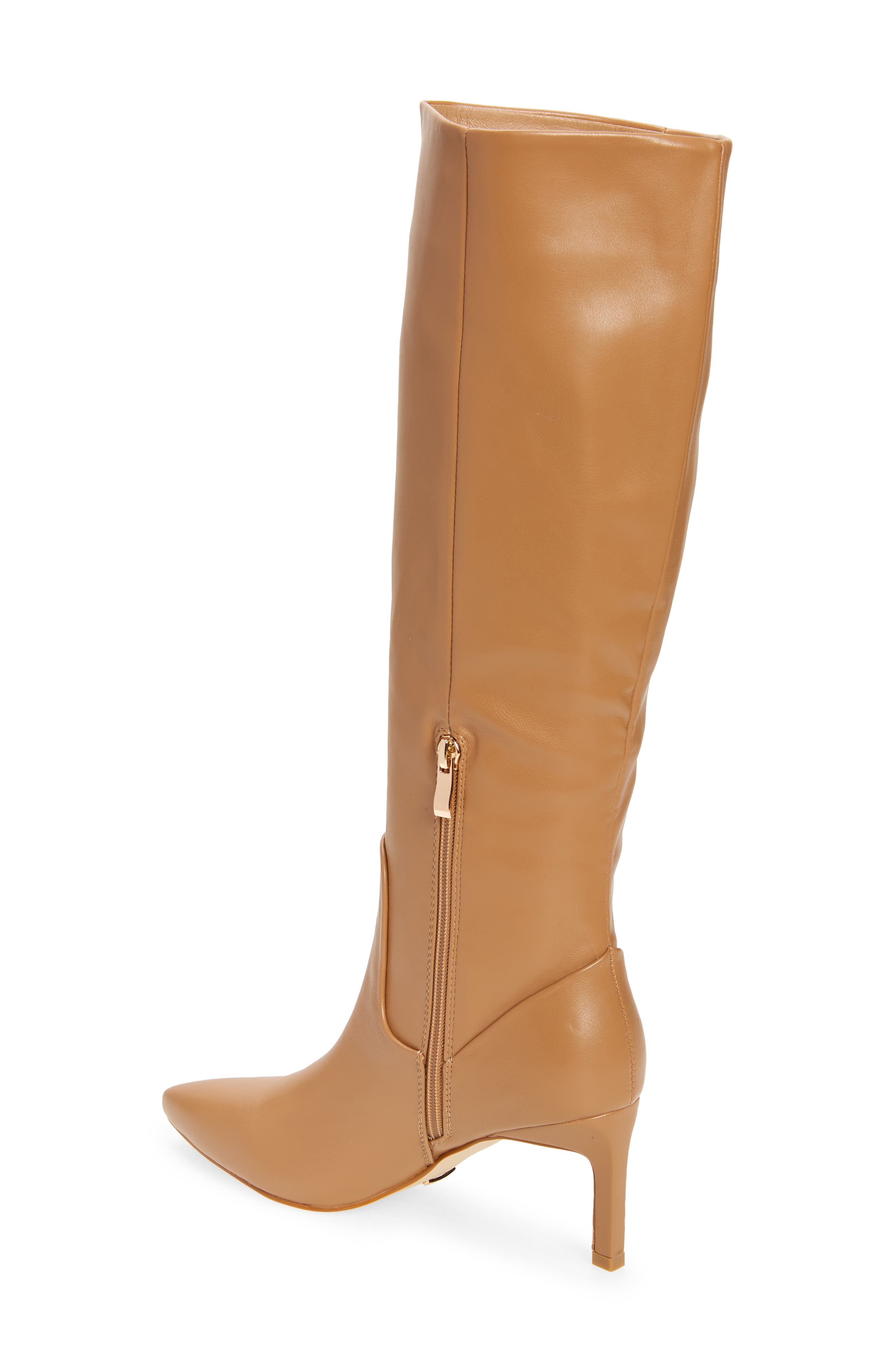 Huda Knee High Pointed Toe Boot, Alternate, color, COFFEE